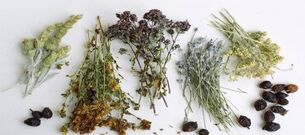 Инфузия от колекцията от сухи растителни материали